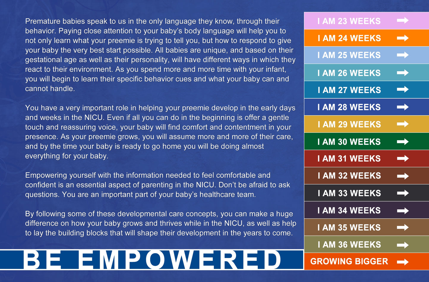 Preemie Developmental Booklet - Week-by-Week Guide for Parents